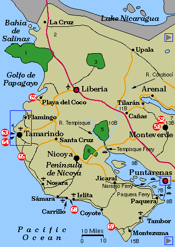 Jicaral Costa Rica Map